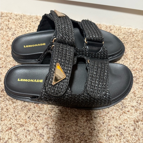 Lemonade Raffia sandals - Picture 2 of 4